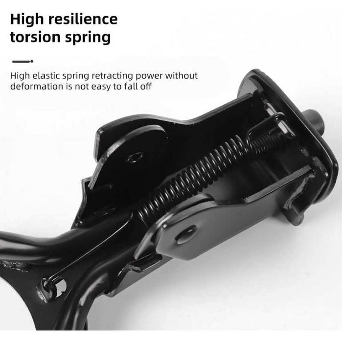 Двойна централна стойка за велосипед WAG, Степенка, Регулилуема, Черна