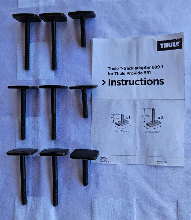 Разчиствам ползвани Thule компоненти