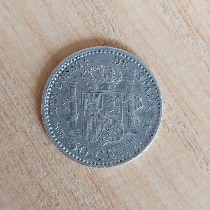 Испания 50 центов 1904 года