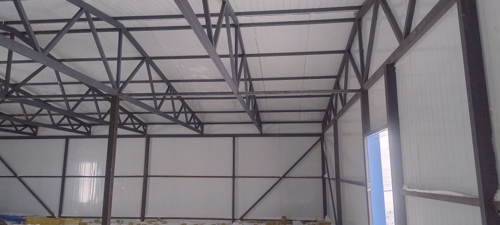 Ангары теплые и холодные. Качественно.