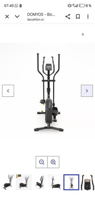 Aparat fitness aproape nou.