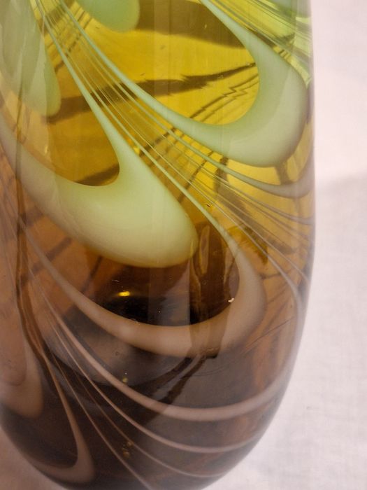 Голяма тежка ваза италия мурано