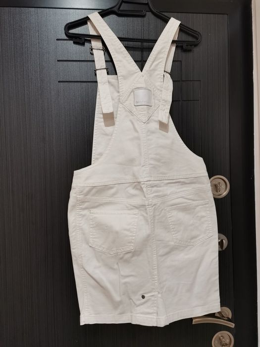 Бял гащеризон Calvin Klein Jeans