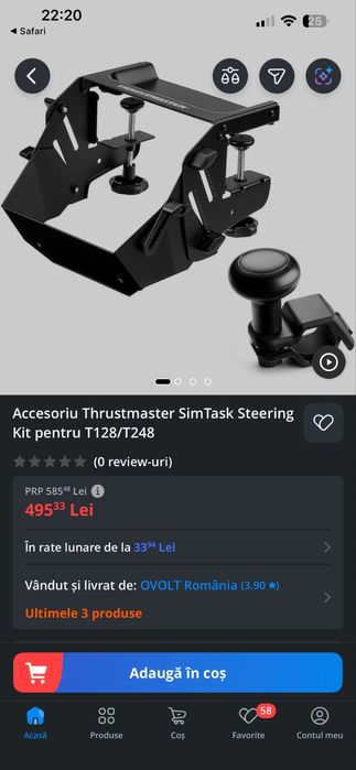 suport thrustmaster simtask