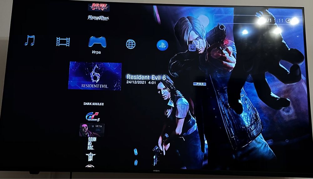 Продам ps3 slim 320gb прошитый
