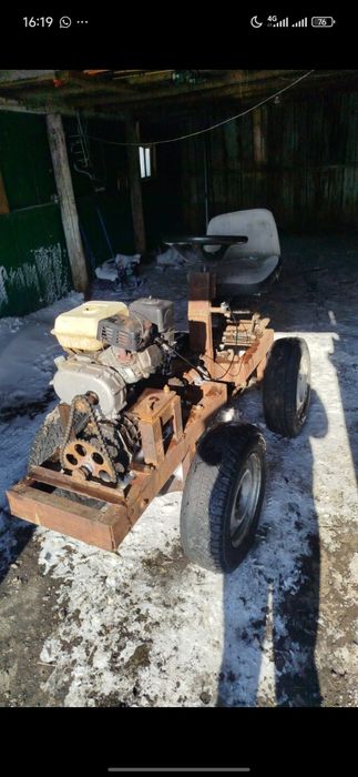 Продам самодельный  мини-трактор переломка