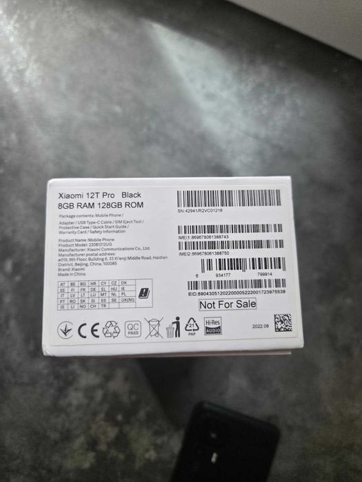 Xiaomi 12T Pro – 8GB RAM / 128GB stocare