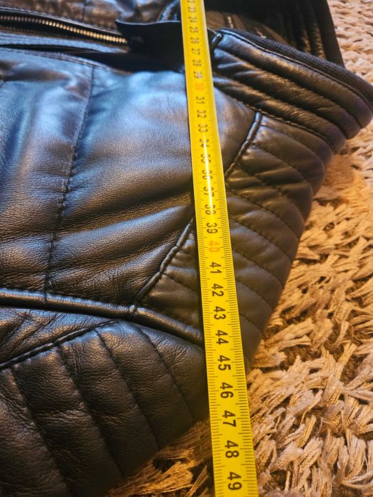 Geaca Jacheta de piele naturala Zara Man M