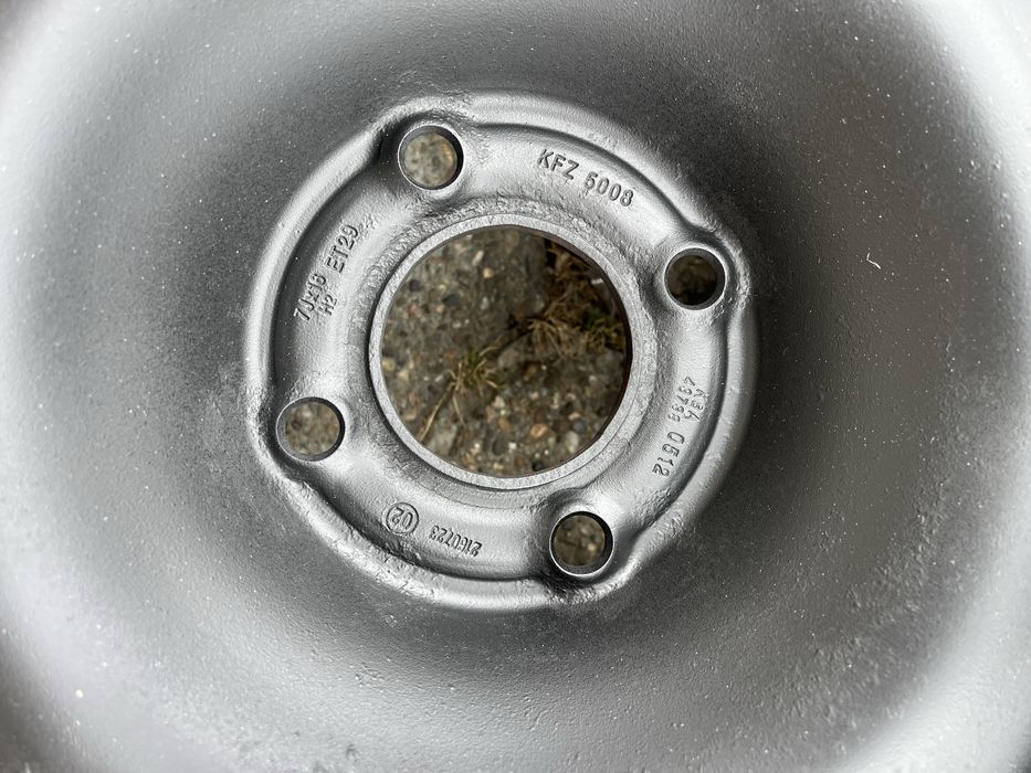 Jante otel 4x108mm, anvelope iarna 205/55 R16, Peugeot, Citroen, Ford