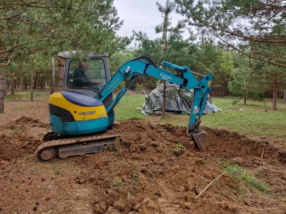 Услуги Алматы Мини-Экскаватор трактор