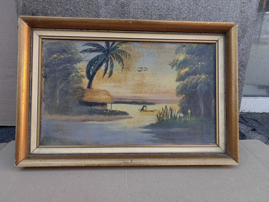 Vand tablou sau schimb cu antichitati