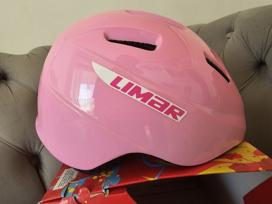 Casca de protectie LIMAR Pink Teddy Bear marime S 46/52 bicicleta role