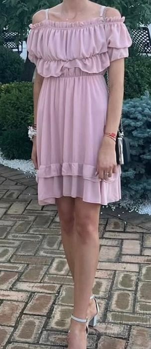 Rochie roz pudra