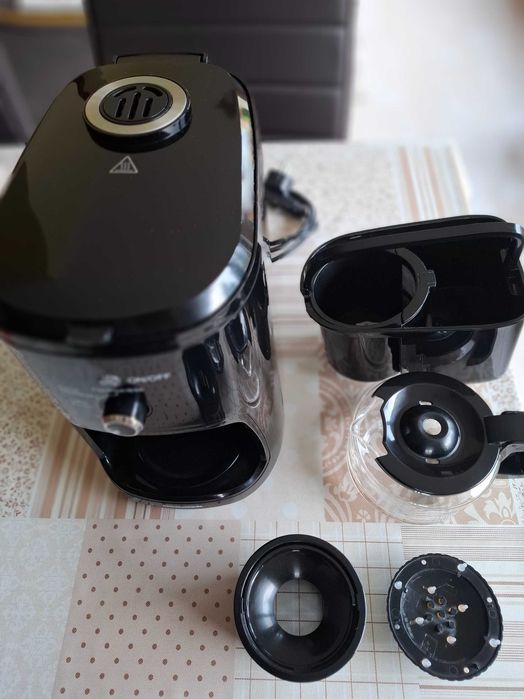 Cafetiera Heinner Grind Control HCM-900RBK, 900W