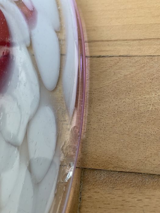 Полилей от цветно стъкло / 70-те