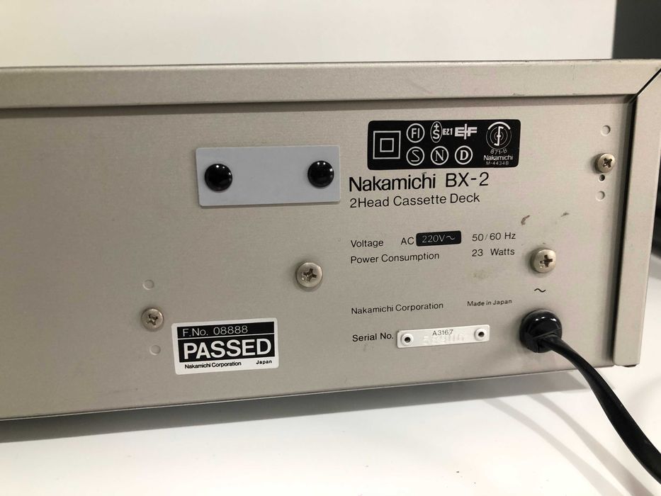 Nakamichi BX-2, cassette deck 2 head