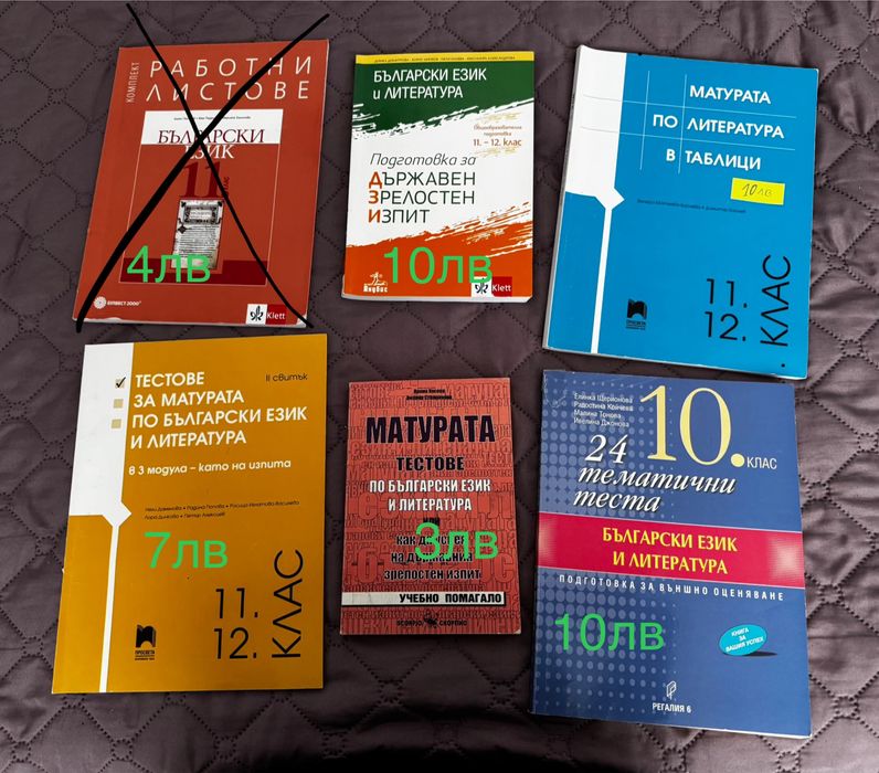 Учебници и помагала по Български език и Литература
