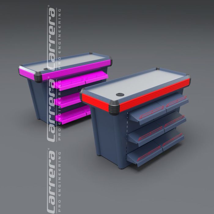 Кассовые столы и зоны для магазинов от завода Ташкент