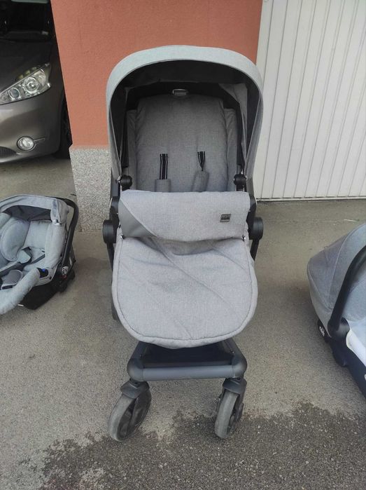 Cam Бебешка количка 3 в 1 Taski Sport сив