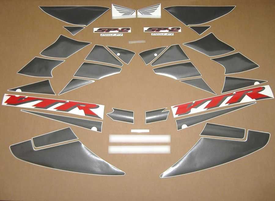 Стикери Honda VTR/RVT 1000  SP1 SP2 RC51 хонда втр лепенки sp-1 sp-2