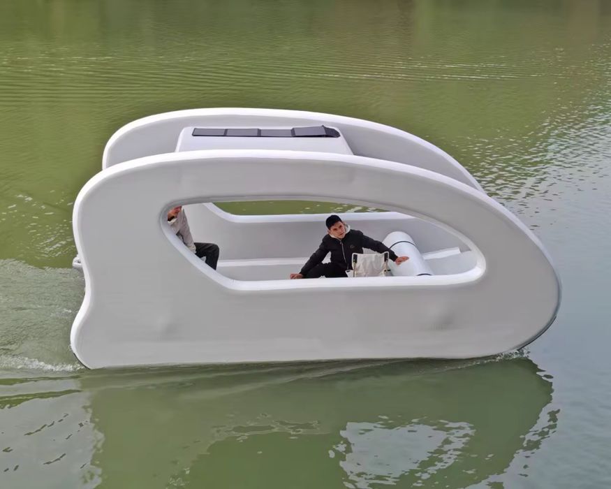 Надувной катамаран, катер, яхта