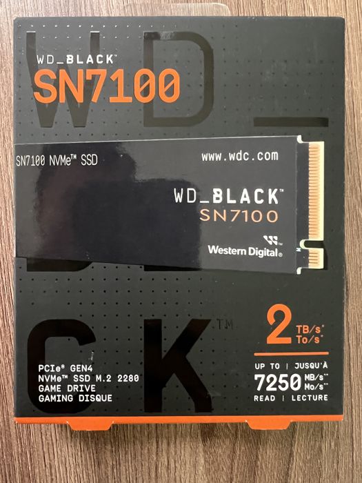 SSD M.2 NVMe WD Black SN7100 2TB