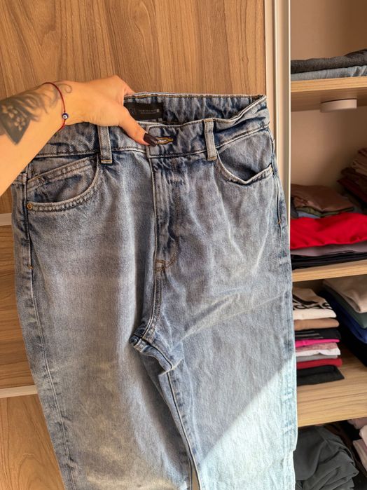 Дънки Zara висока талия