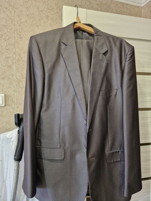 Костюм пиджак с брюками 56 размер