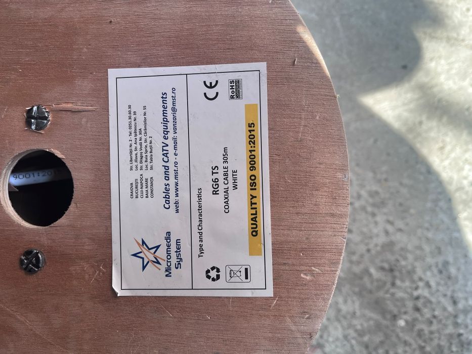 Cablu coaxial RG6
