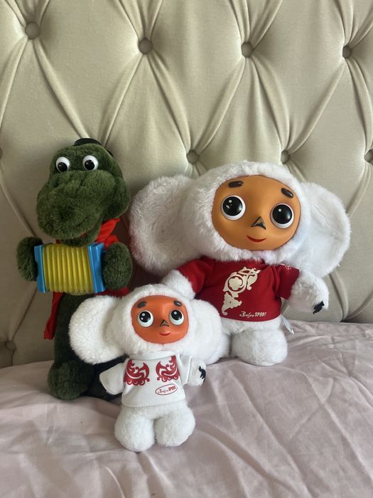 Мека играчка Чебурашка и Гена