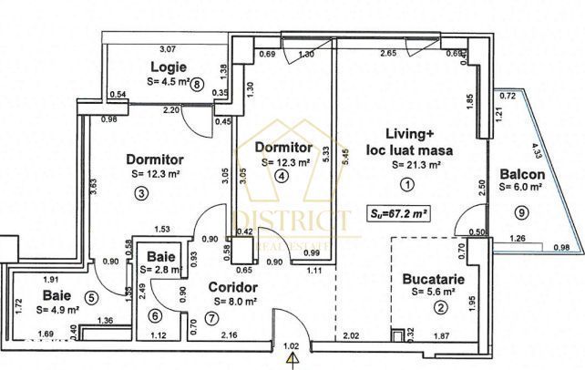 Apartament modern cu 3 camere | Torontalului