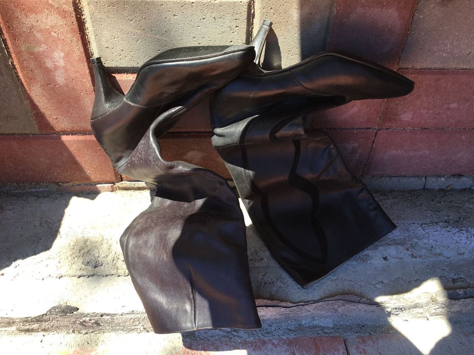 Cizme dama - piele naturala / fermoar defect