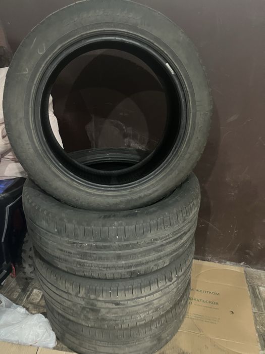 Автошины комплект лето б/у 235/55