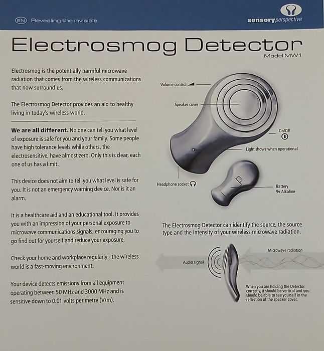 Detector Electrosmog EMF Meter