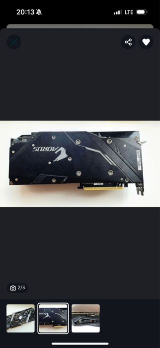 Rtx 2060super 8gb AORUS