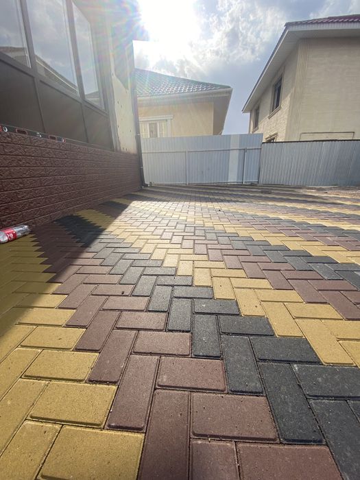 Укладка брусчатки