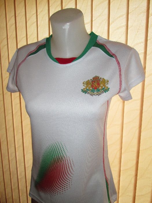 Дамска тениска на България - високо качествена сублимация - 3 варианта