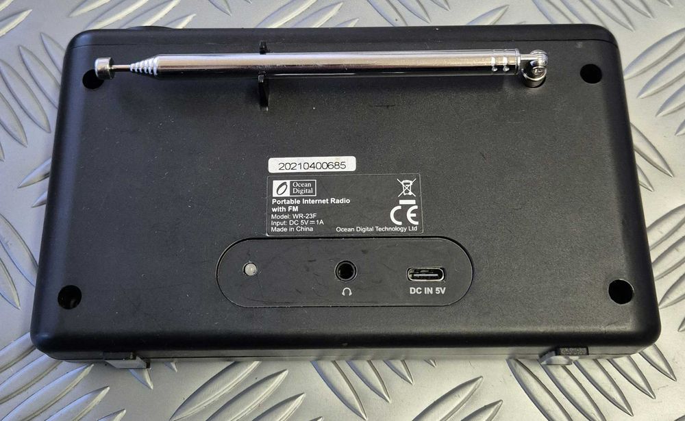 Ocean Digital WR-23F Преносимо интернет радио, батерия Wi-Fi Bluetooth