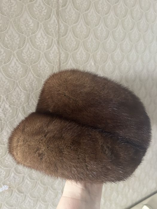 Шапка из натуральной норки