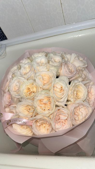 Букет, гүл сатылады Пионовидные розы