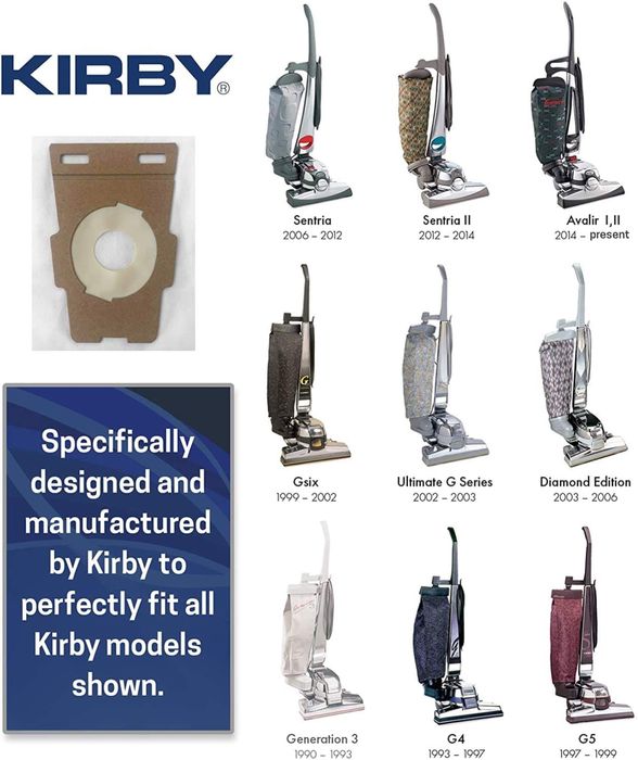 Pachet 5x saci aspirator Kirby Micron Magic HEPA Avalir/Sentria/G