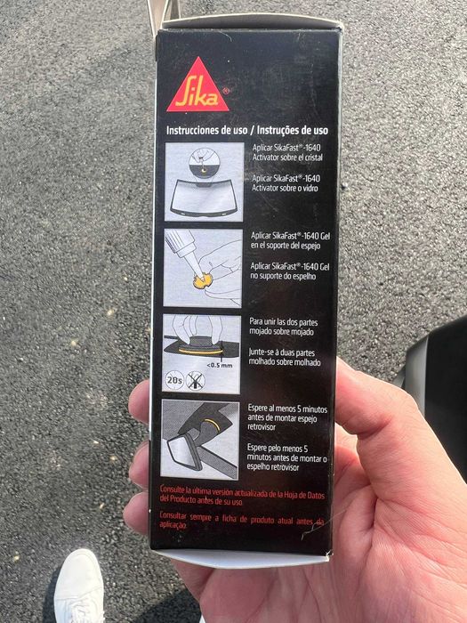 SikaFast-1640 Набор акрилатного клея для зеркал заднего вида