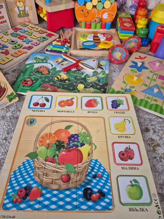 Детски дървени и интерактивни играчки