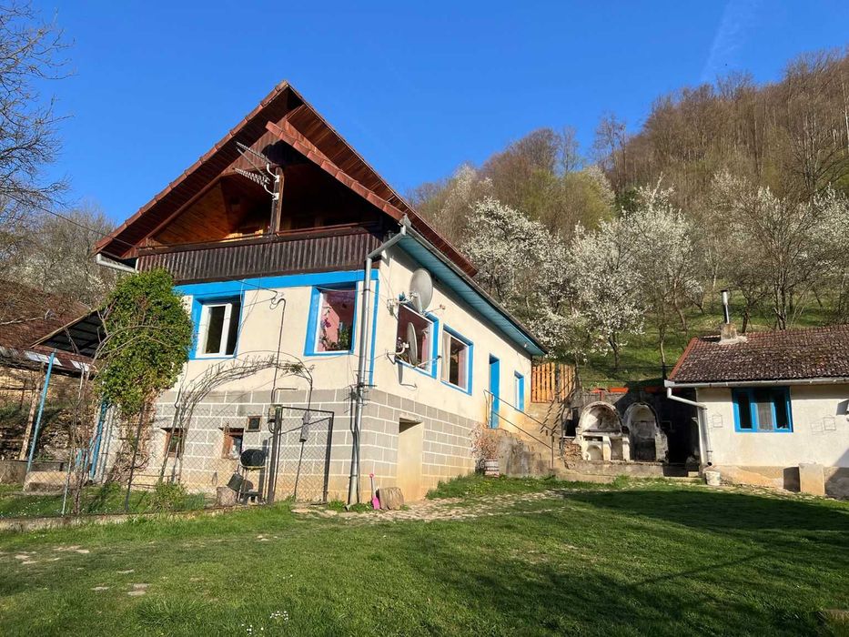 Preț actualizat | Proprietar vând casă la munte cu 6.019 mp teren, grădină, livadă, utilități complete – Băcâia (Geoagiu)