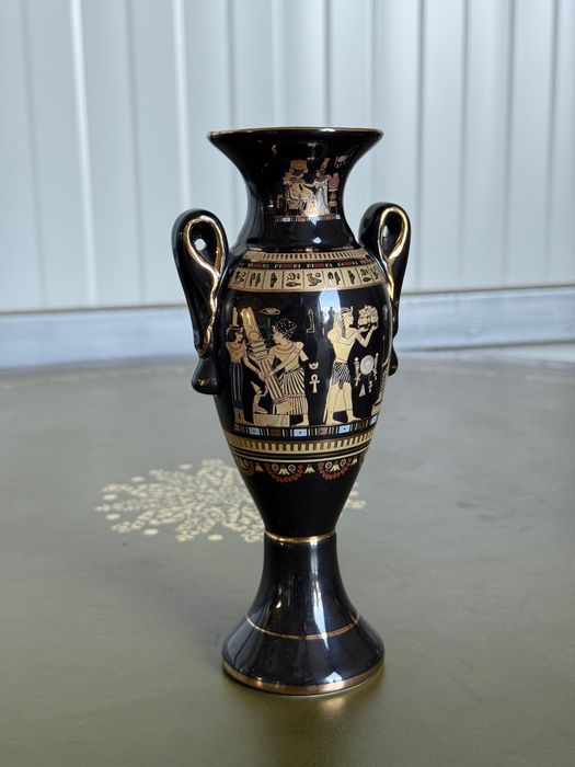 Vaza ceramica aur 24k