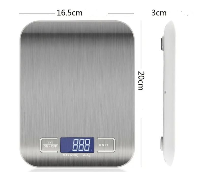 Новые кухонные весы в упаковке