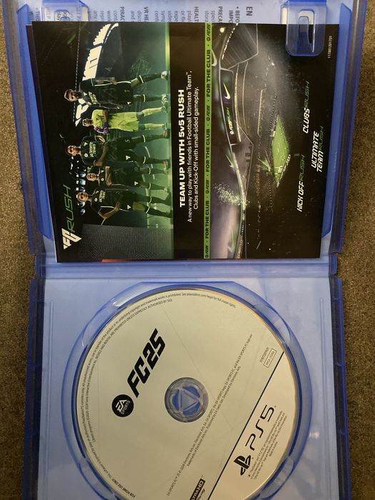 FC 25 новый диск для PS5