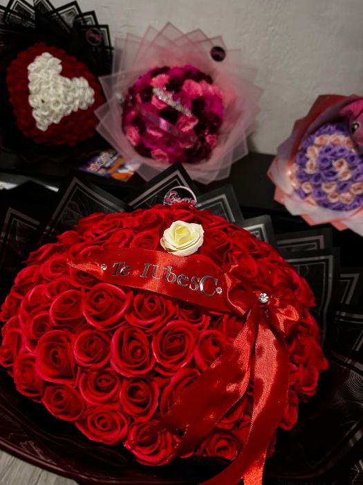 Buchete trandafiri de sapun