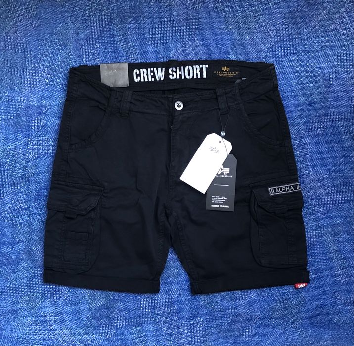 Alpha Industries Crew Cargo Shorts ОРИГИНАЛ мъжки къси панталони 33/34