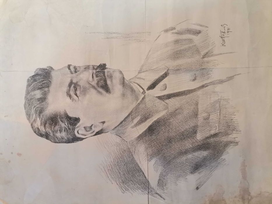 Плакат со Сталиным, довоенный